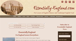 Desktop Screenshot of essentially-england.com